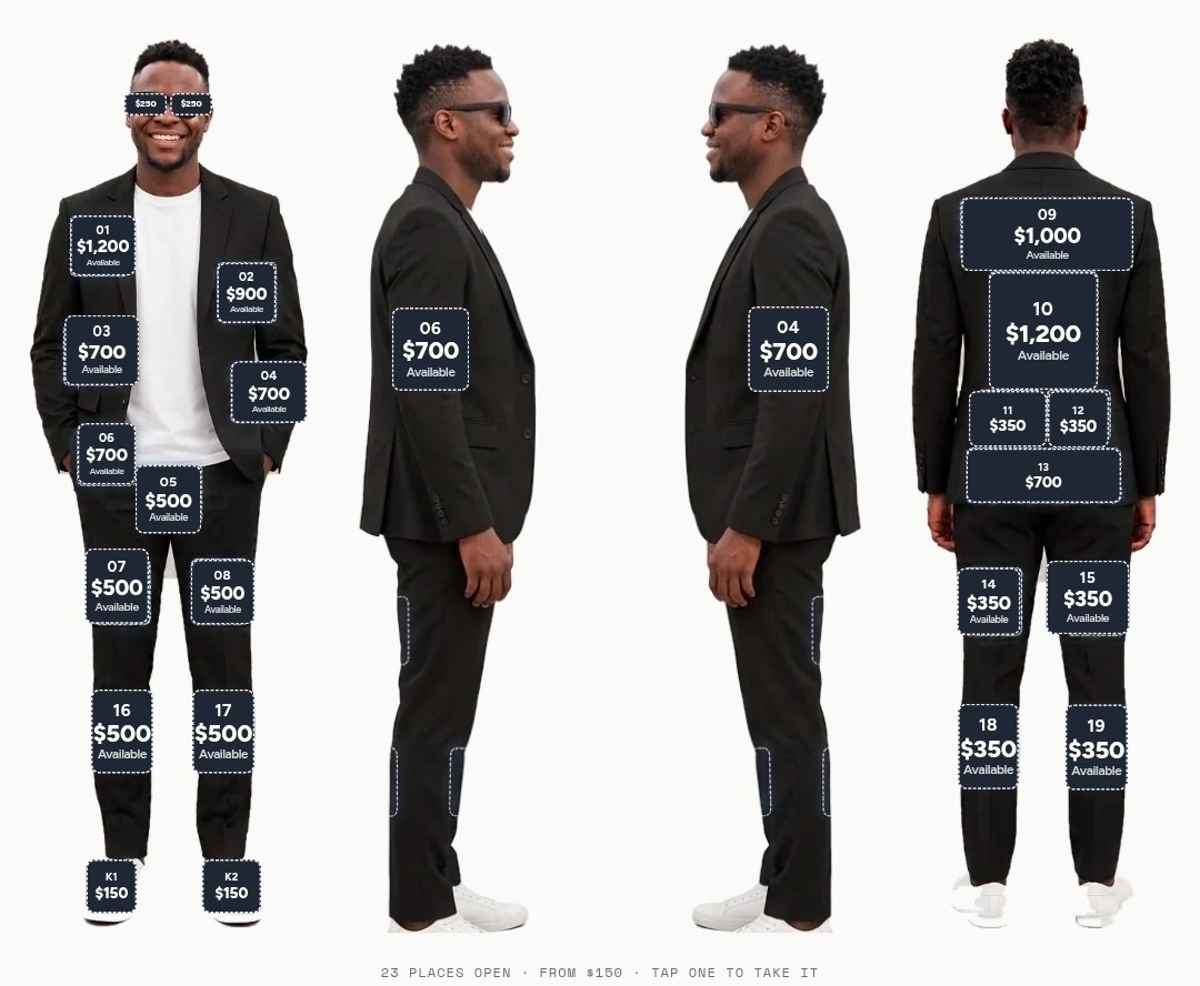 A suit at Africa Blockchain Festival. Image from the creator’s campaign post.