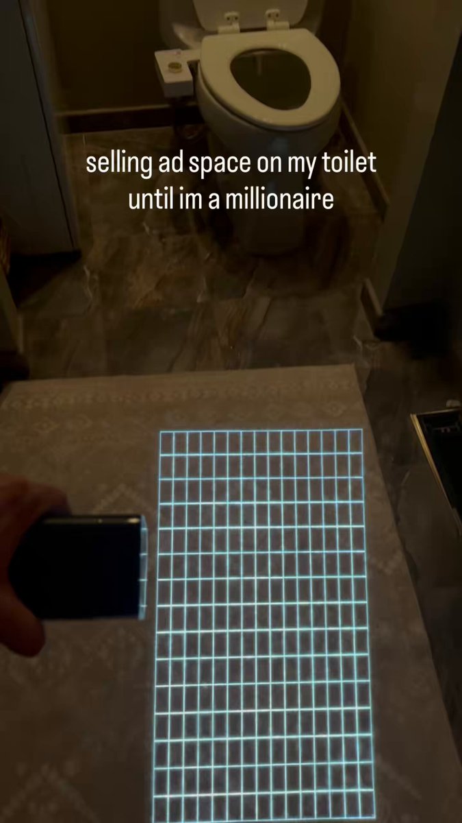 The Million Dollar Toilet launch video. Image from the creator’s post.