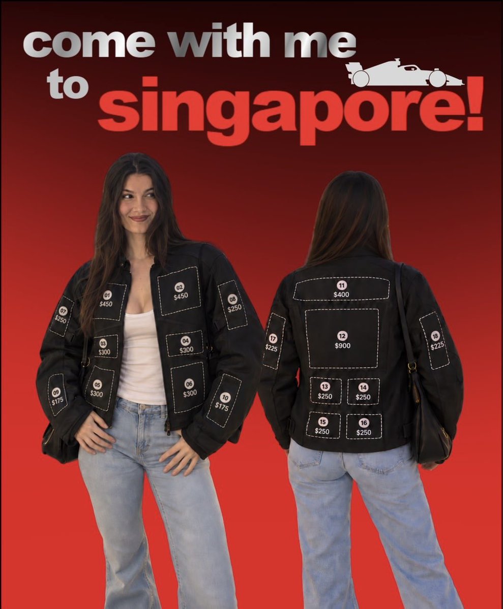 A racing jacket for TOKEN2049 and GP week. Image from the creator’s campaign post.